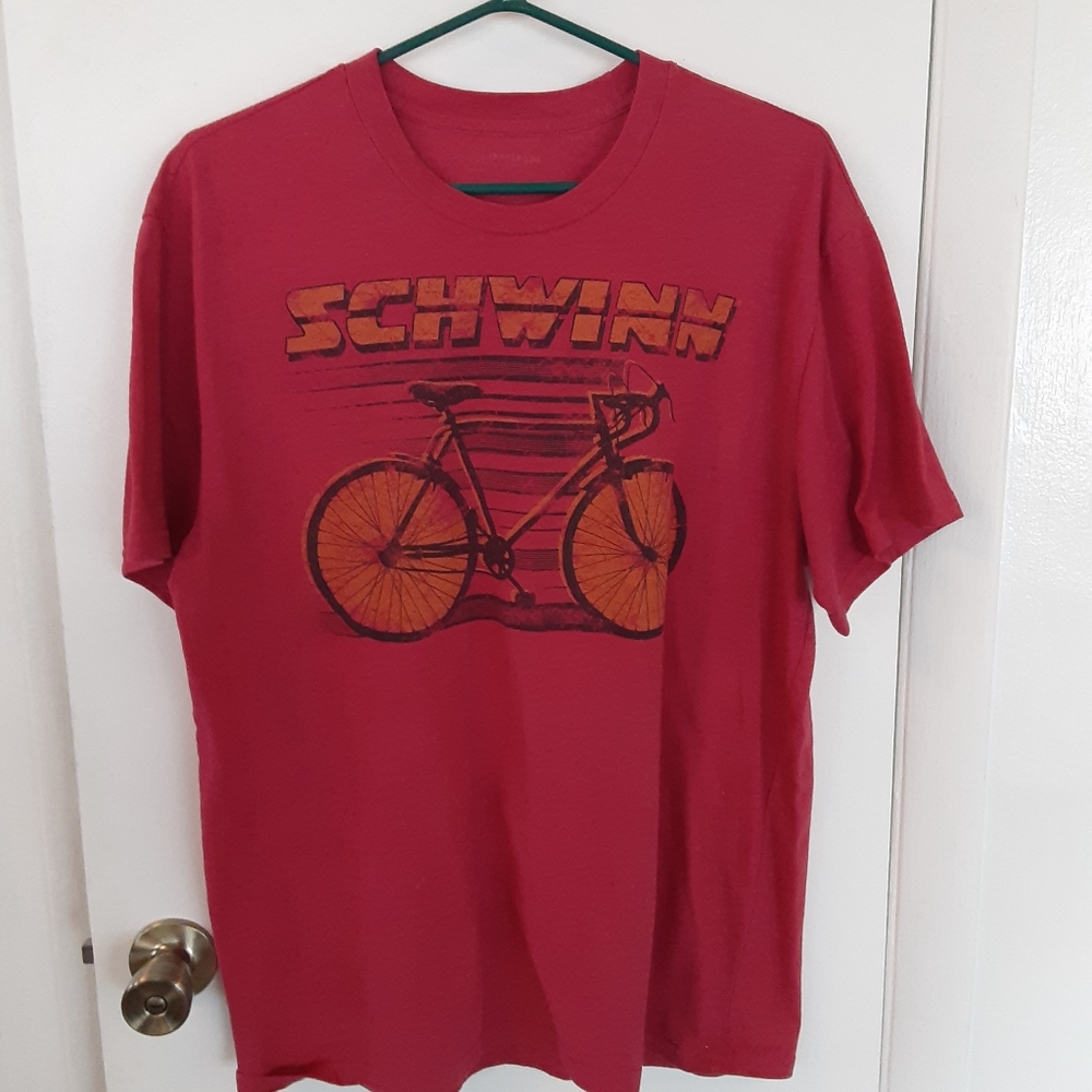 Schwinn Bicycle Graphic T-shirt Red